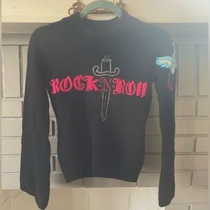 100% Cashmere Hand Embroidered Sweater